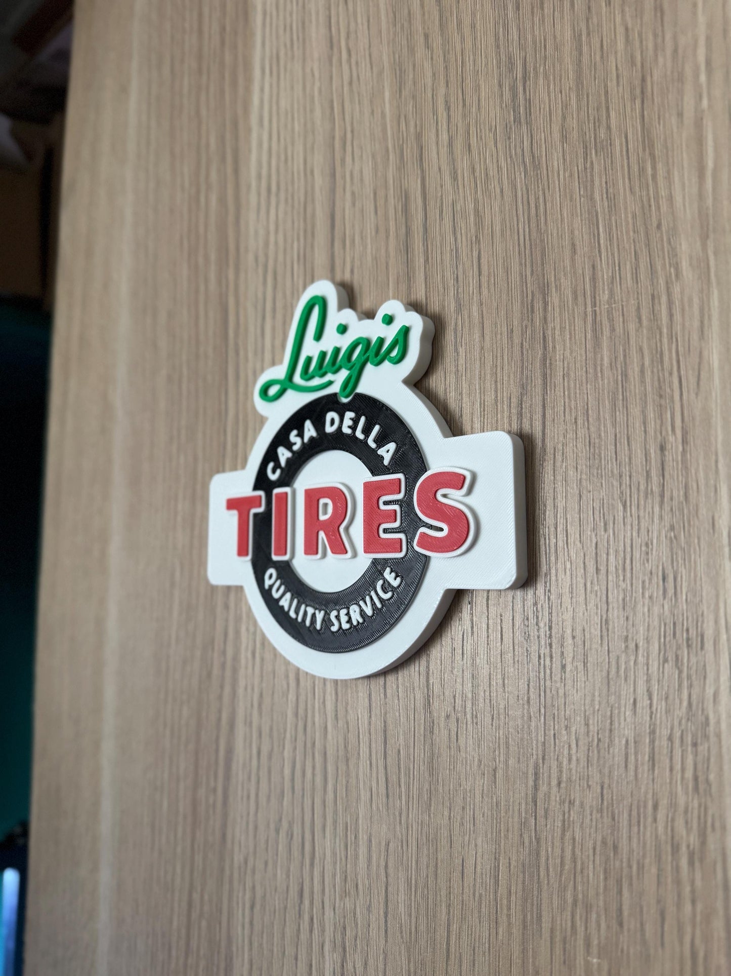 Luigis Tyre Sign | Kids Bedroom Decor