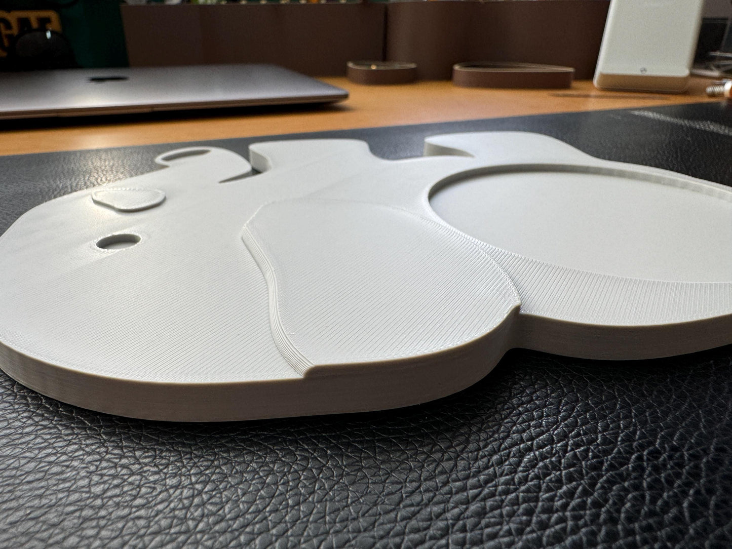 Elephant Shaped Animal Coaster SET OF 3 - 3D Printed - 90mm Diameter