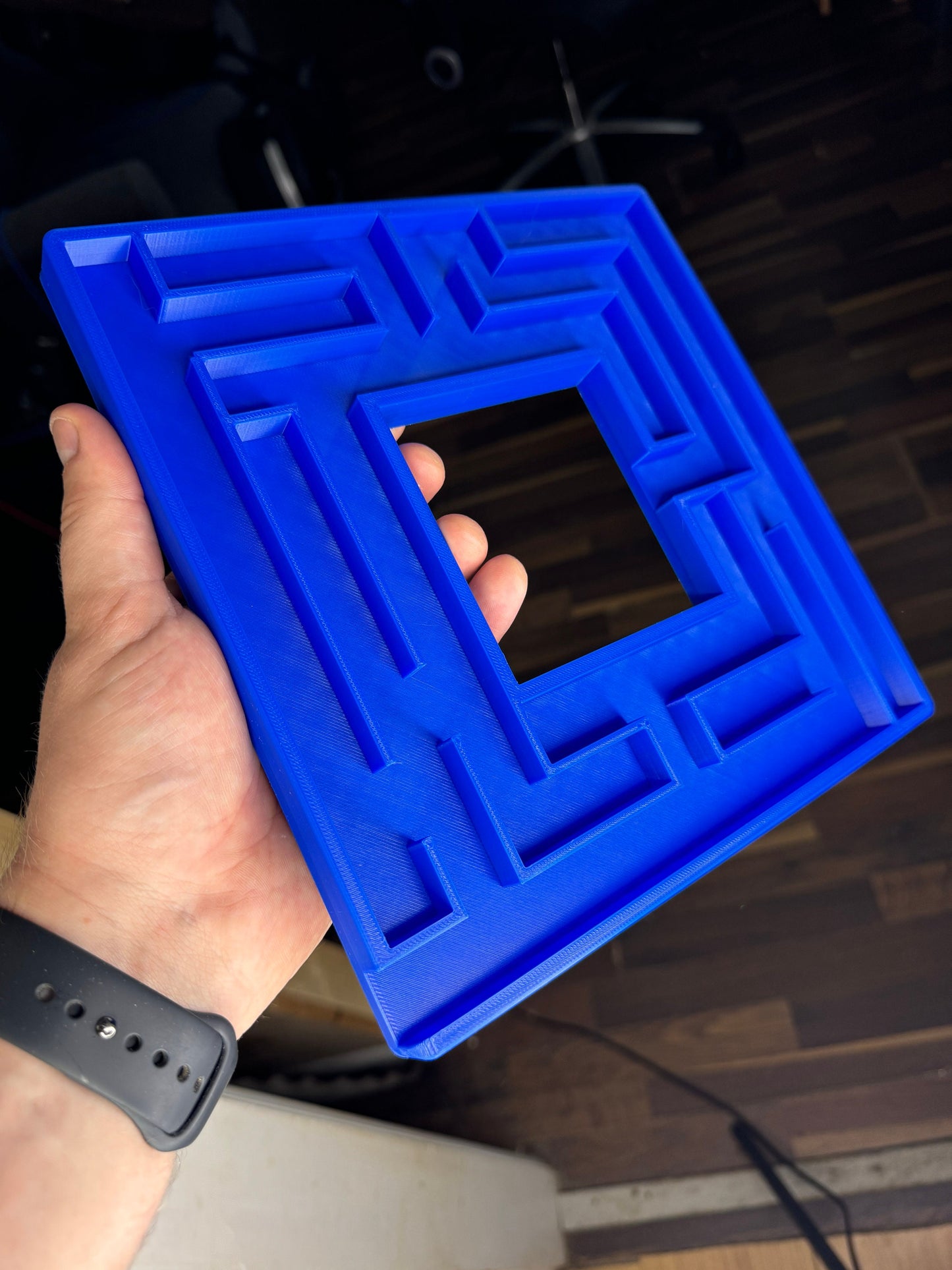 Maze Light Switch Frame Cover - 3D Printed Decorative Wall Plate for UK Switches