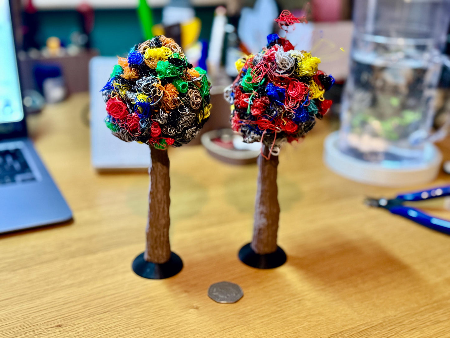 Upcycled 3D Waste “Prune Your Own Tree” Eco-Friendly DIY Craft Kit | Sensory Play Desk Decor | Handmade Waste-to-Art Sculpture