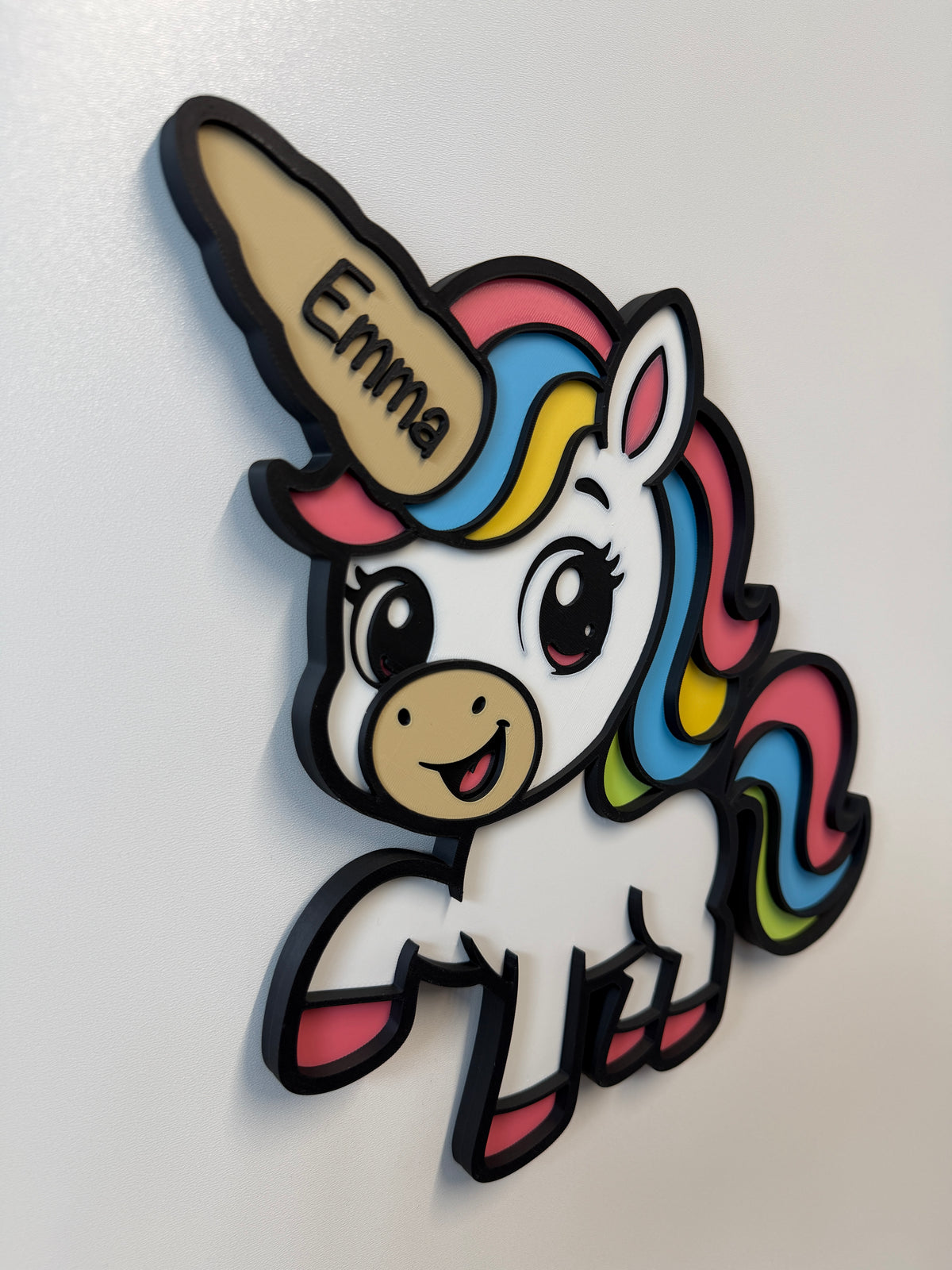 Personalised Unicorn Sign | Kids Bedroom Decor