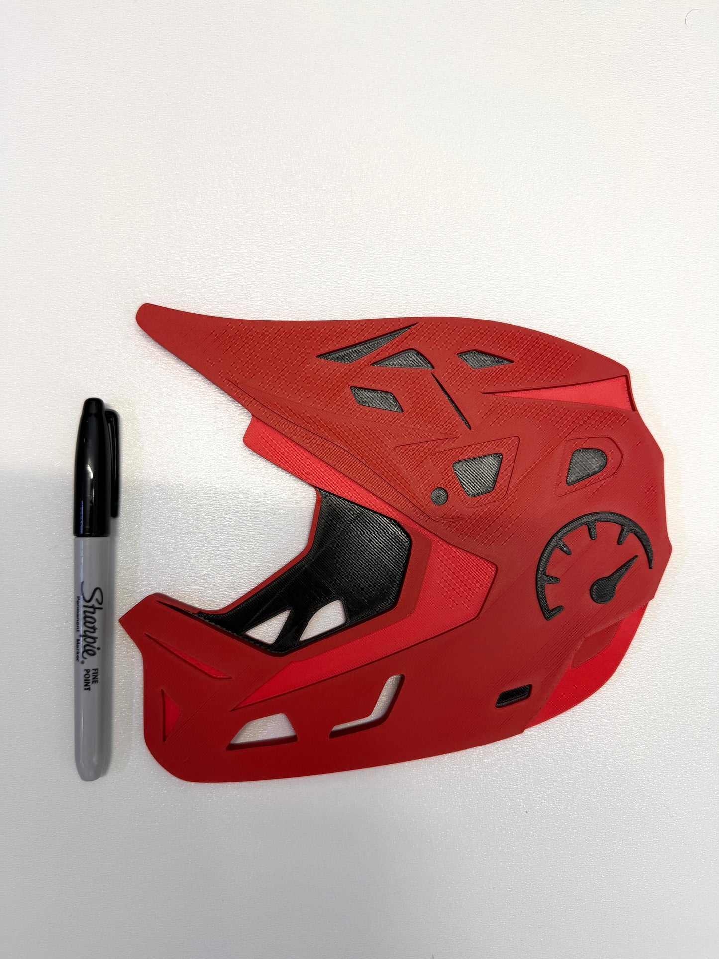 Motocross Crash Helmet 3D Wall Sign | Kids Bedroom Decor | Motorbike Decor
