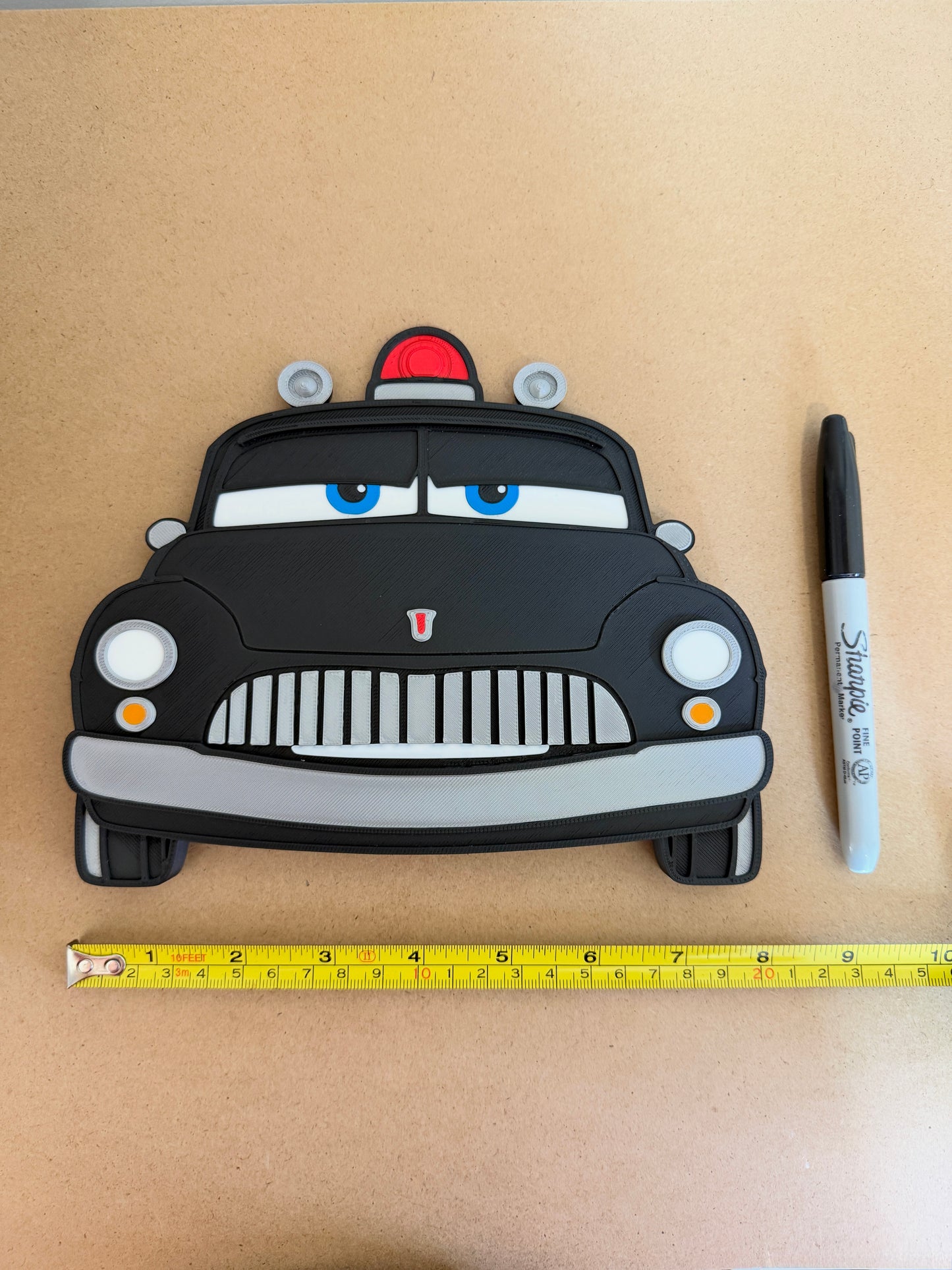 Sheriff 3D Front View Wall Sign | Kids Bedroom Decor
