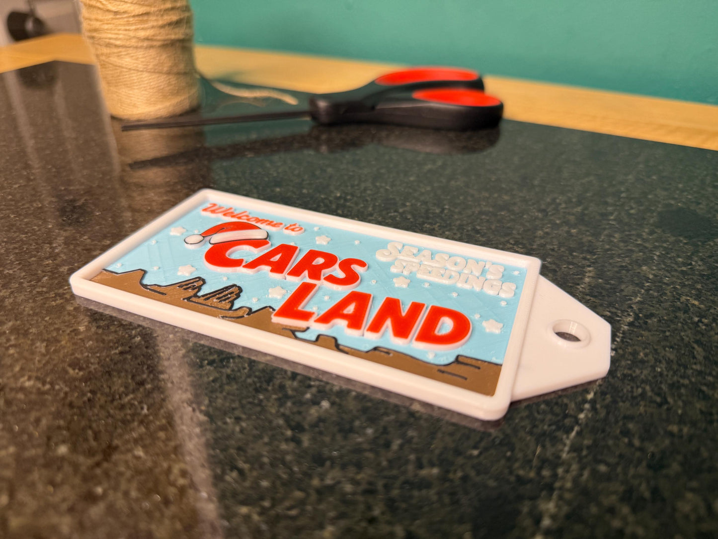 Car Theme Christmas Gift Tags