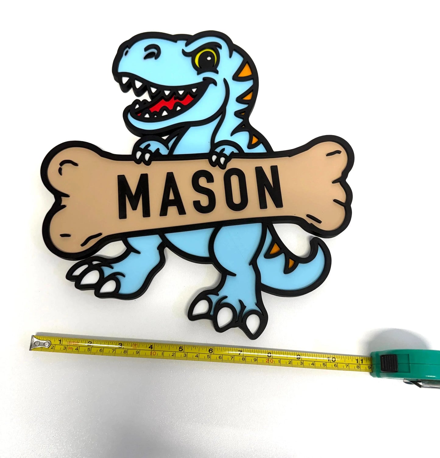 Personalised Dinosaur T Rex Sign | Kids Bedroom Decor