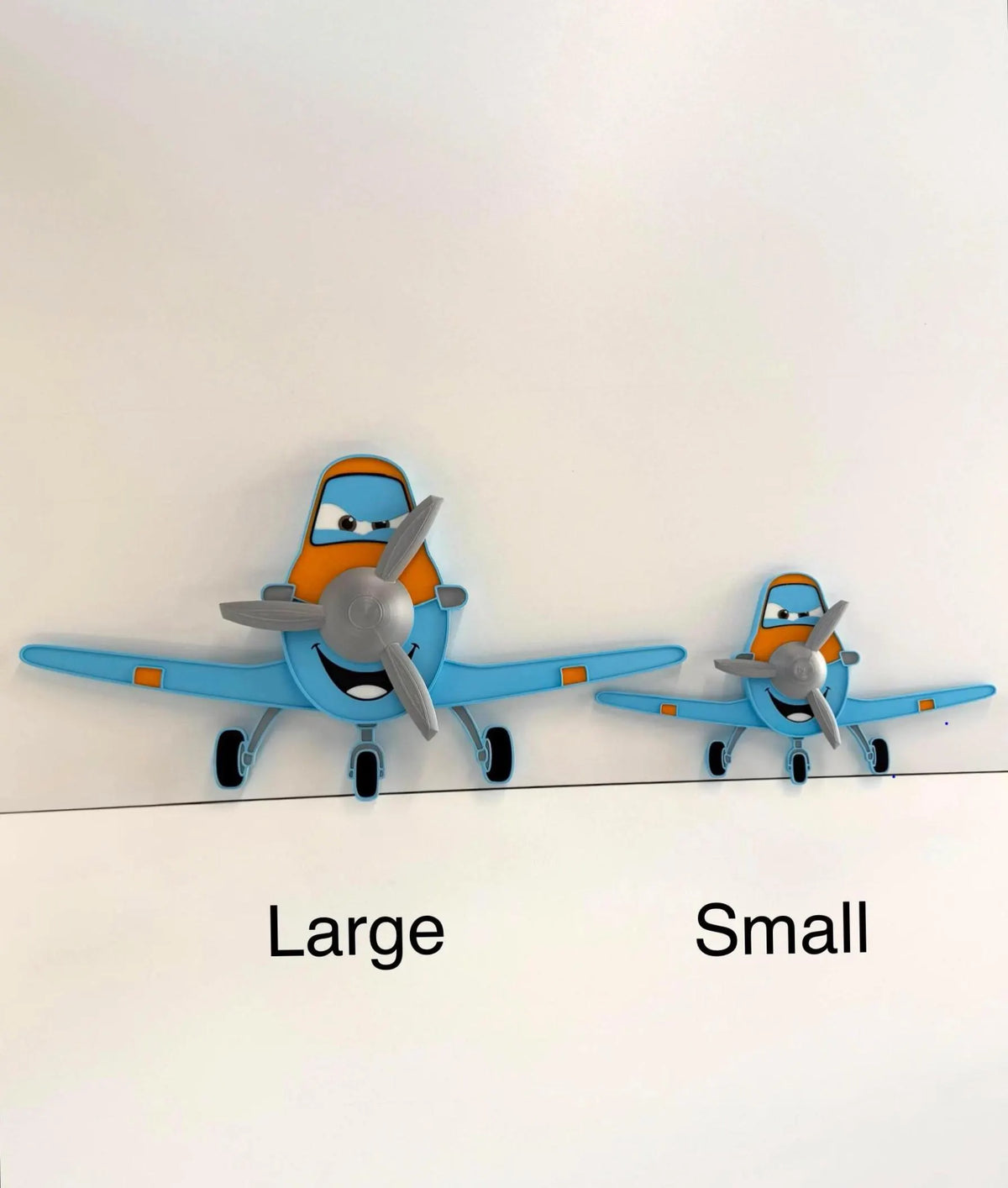 Decorative Plane Wall Sign | Large 43cm/17inch or Small 27cm/10.6inch | Bedroom Decor