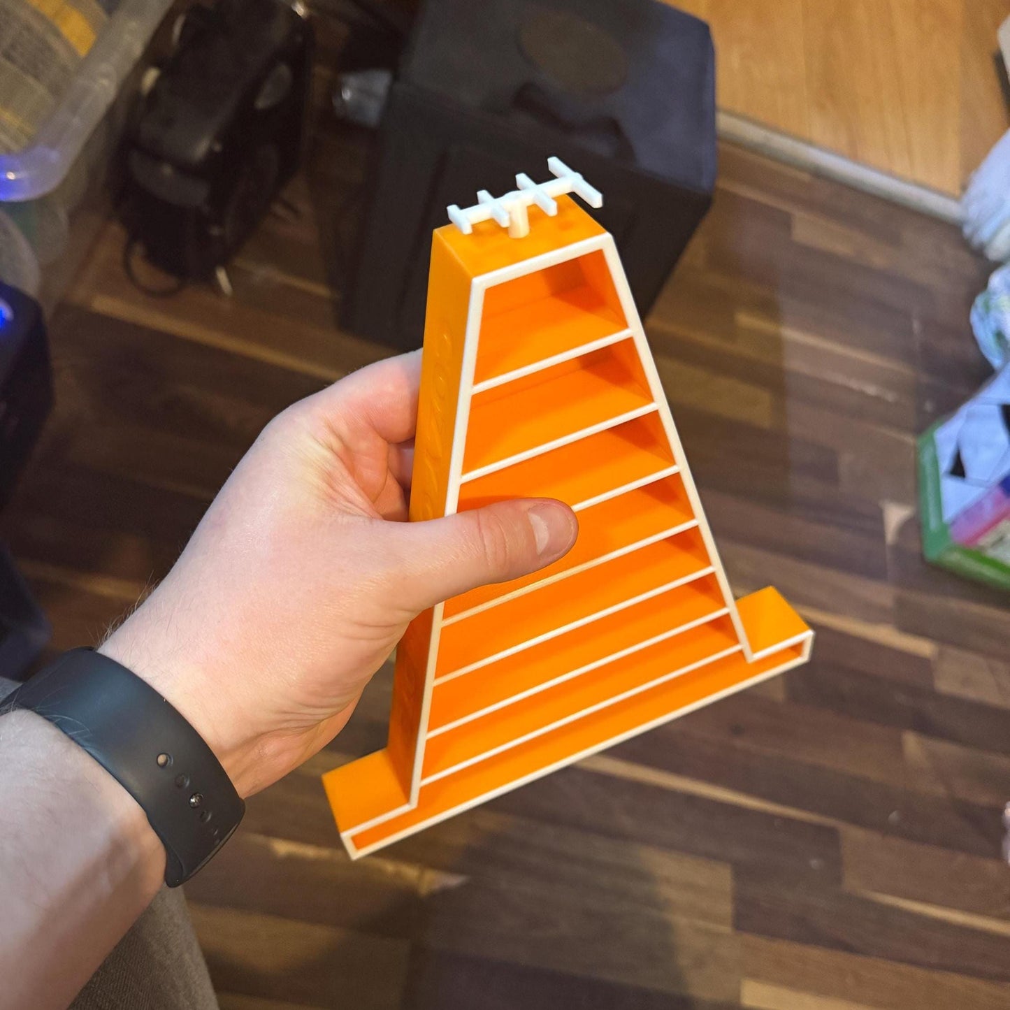 Mini Cone Motel | Shelf For Miniature Toy Cars