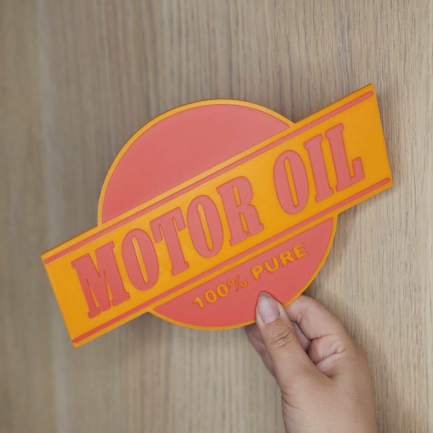 Motor Oil Sign  | Kids Bedroom Decor