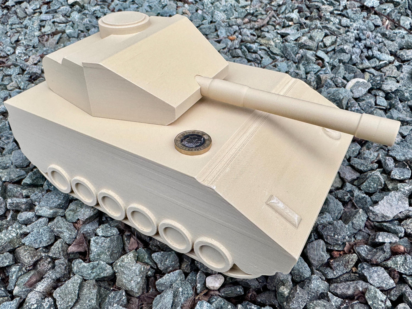 Reptile Tank Hide | 3D Printed Army Enclosure Decor for Snakes, Geckos, Lizards | 24cm Long Shelter/Cave/Home