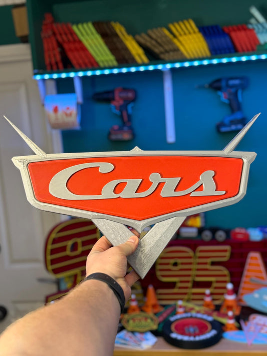 Car Logo 3D Effect Extra Large Wall Sign 43cm/17 inch Wide