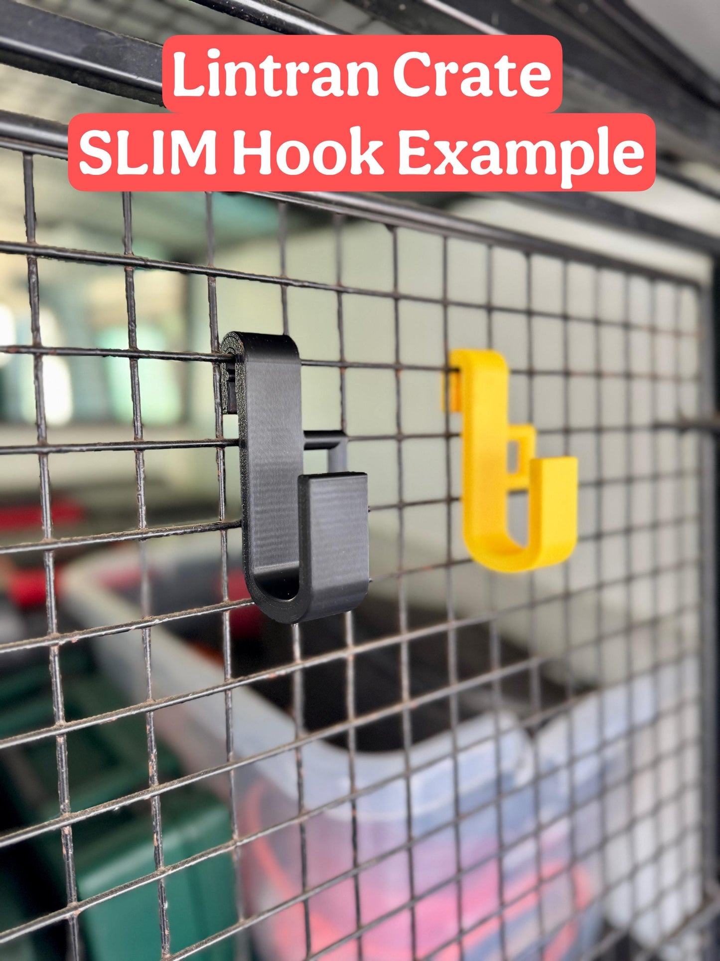 Dog Crate Hooks | Lead/Leash Holder for Dog Walkers & Owners | 3D Printed Easy Clip-on Organiser, No Installation Required