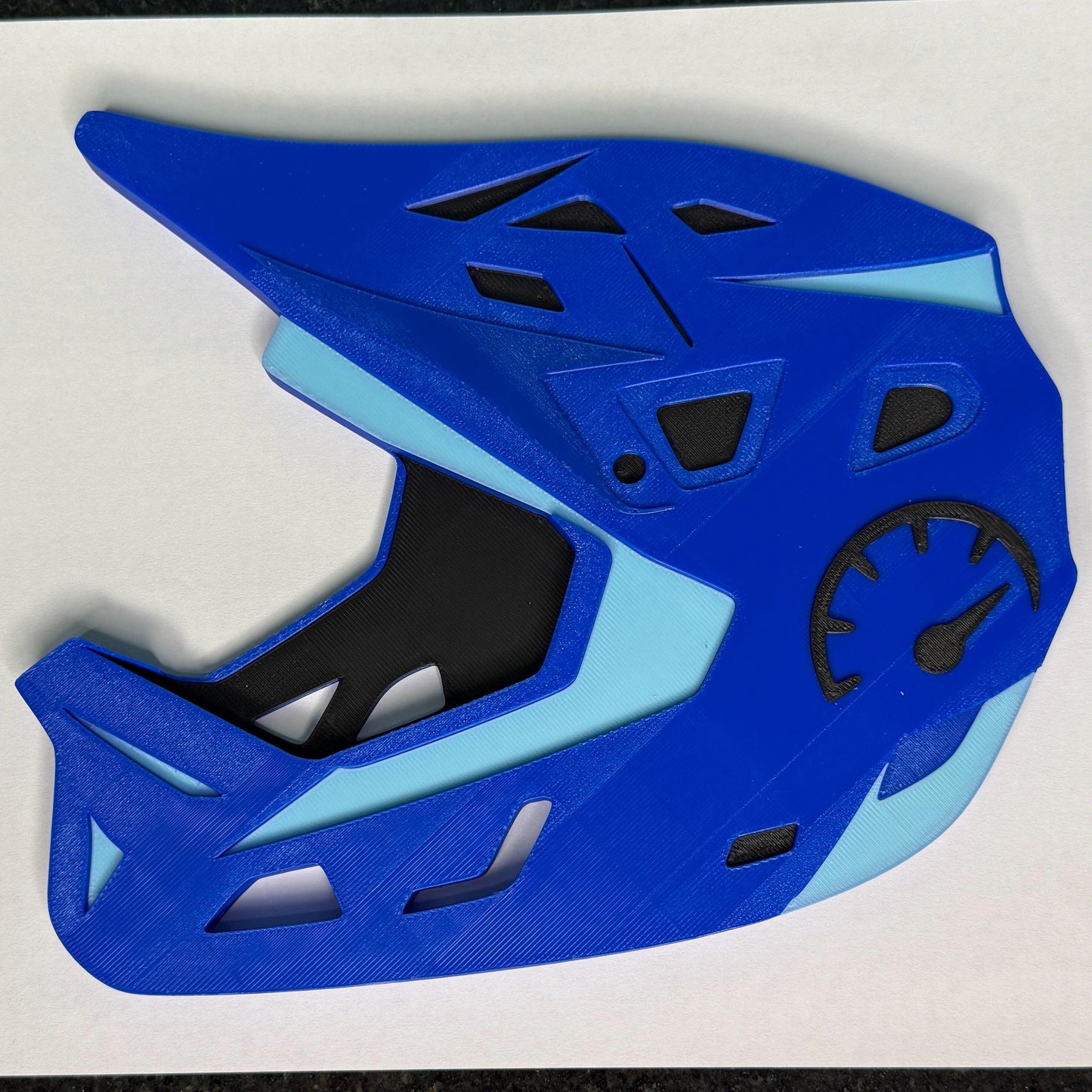 Motocross Crash Helmet 3D Wall Sign | Kids Bedroom Decor | Motorbike Decor
