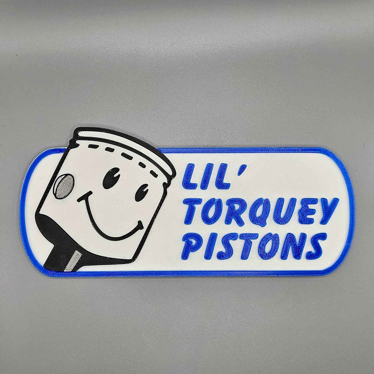 Torquey Pistons Sign | Kids Bedroom Decor