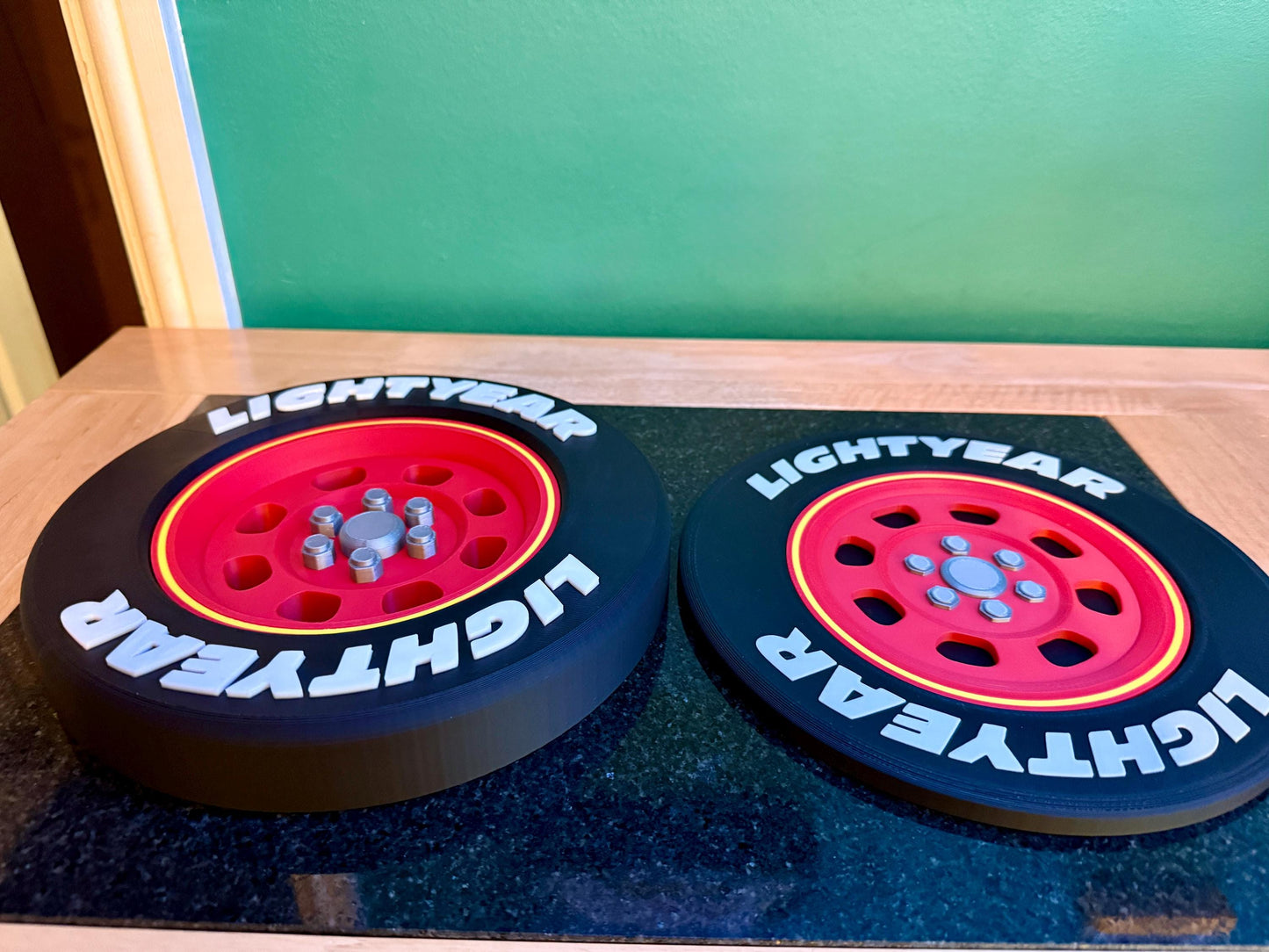 Tire Wall Decoration | 3D Realistic | Thick or Thin
