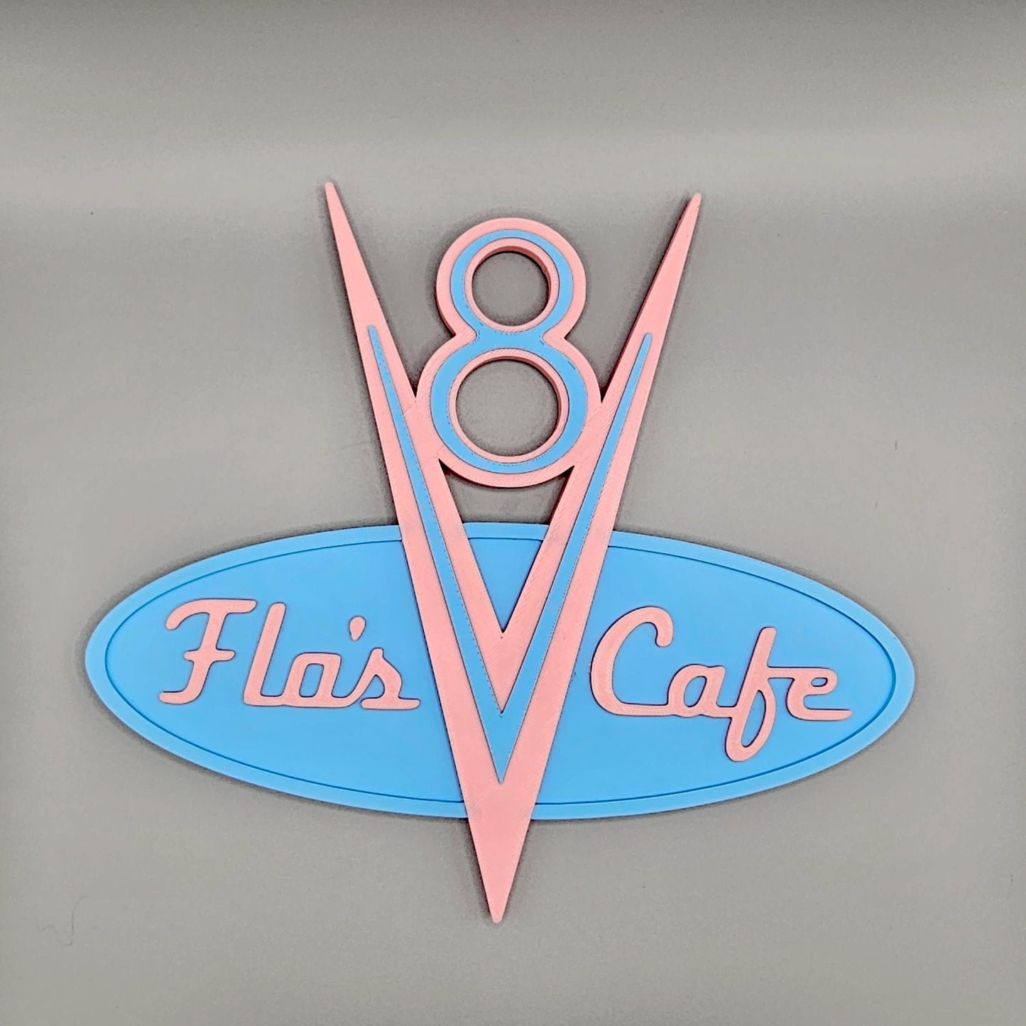V8 Cafe Sign | Kids Bedroom Decor