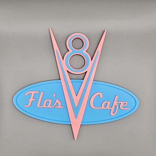 V8 Cafe Sign | Kids Bedroom Decor