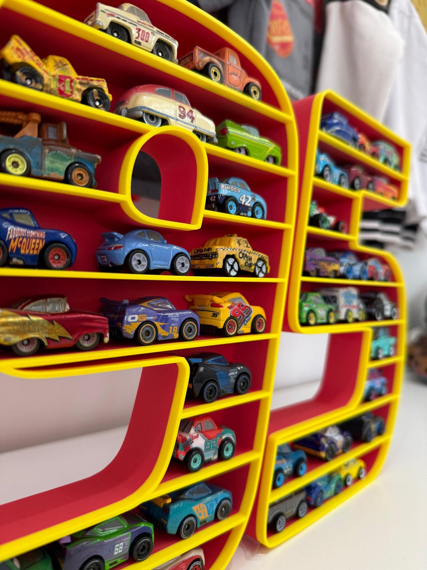 95 Car Themed Mini Shelf | Storage For Mini Racers