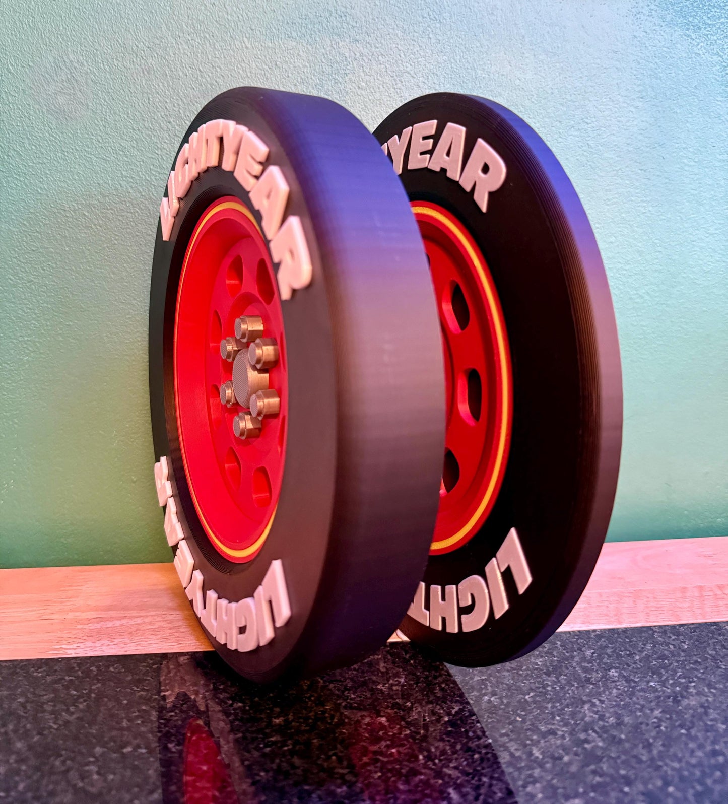 Tire Wall Decoration | 3D Realistic | Thick or Thin