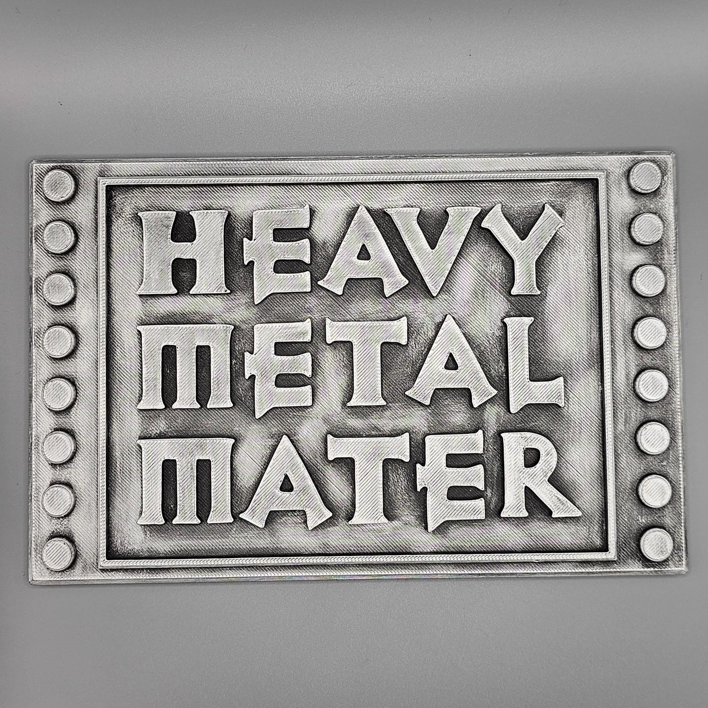 Heavy Metal Mater Sign  | Disney Cars Inspired | Kids Bedroom Decor