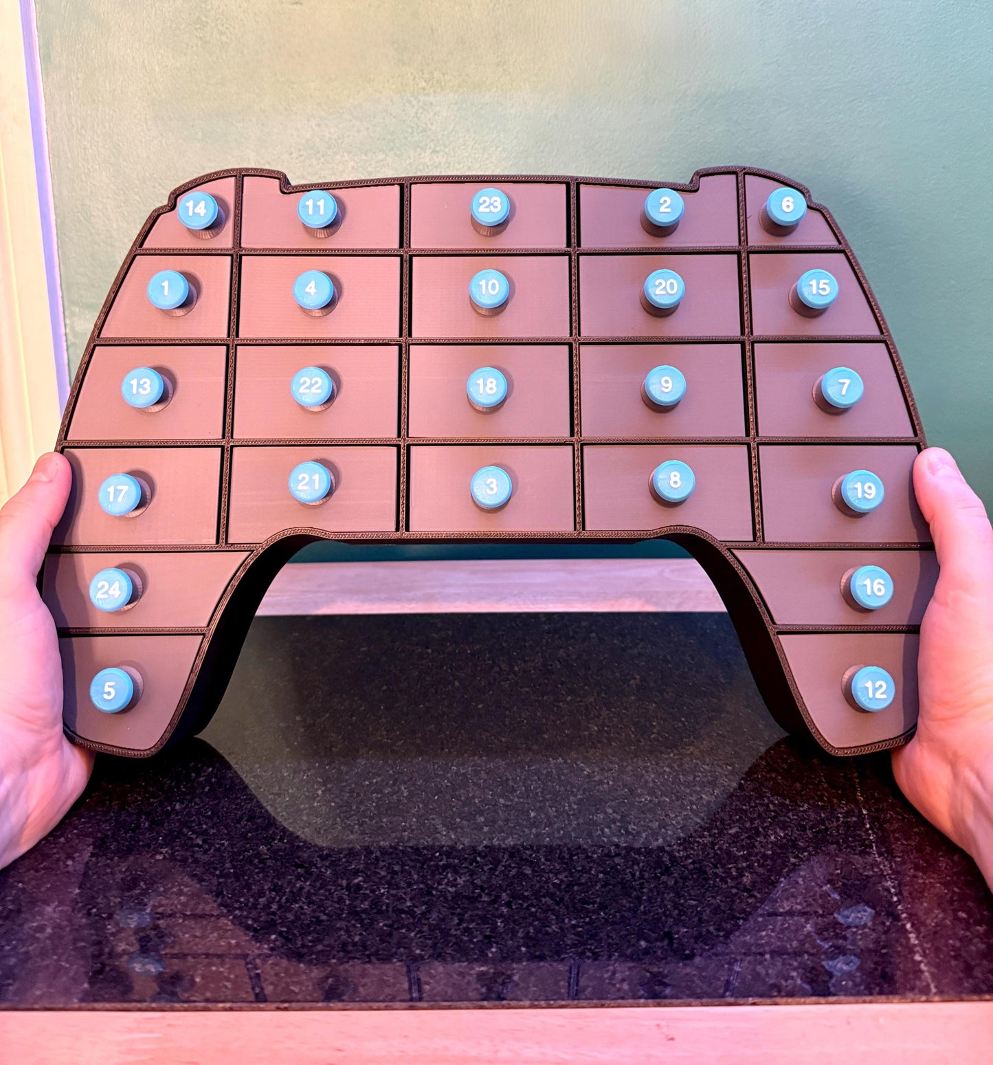 PS5 Controller Shaped Christmas Advent Calendar