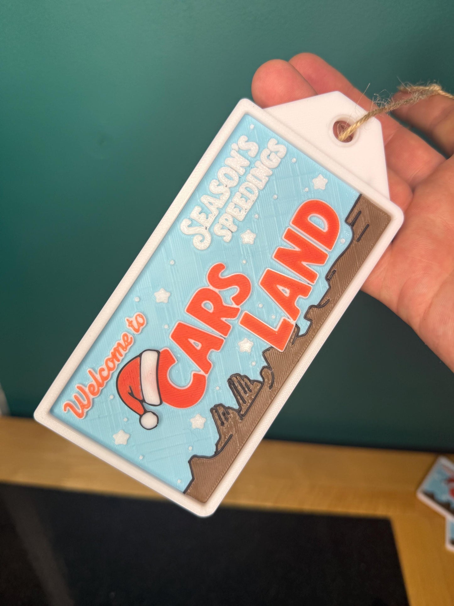 Car Theme Christmas Gift Tags