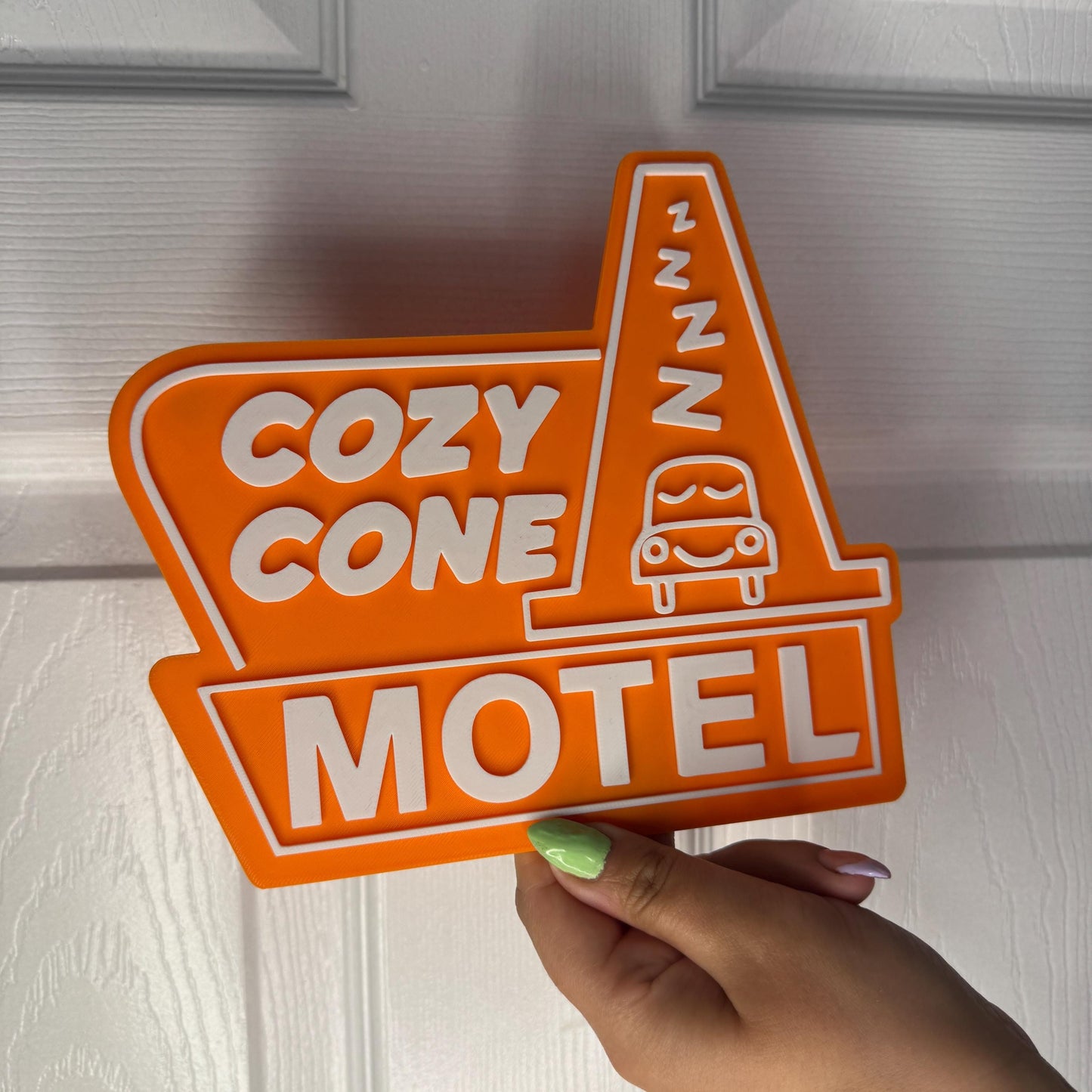 Cone Motel Sign | Kids Bedroom Decor