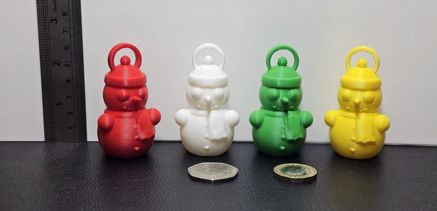 Christmas Tree Mini Snowman Decorations | Ornaments | Baubles