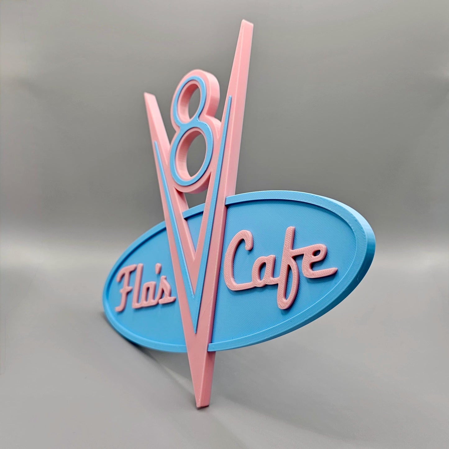 V8 Cafe Sign | Kids Bedroom Decor