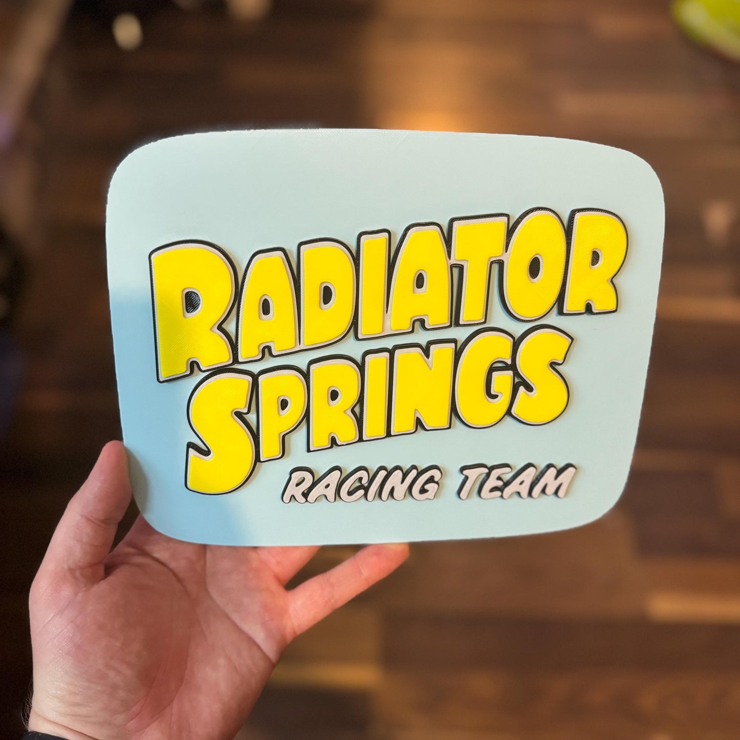 Racing Team Sign | Kids Bedroom Decor