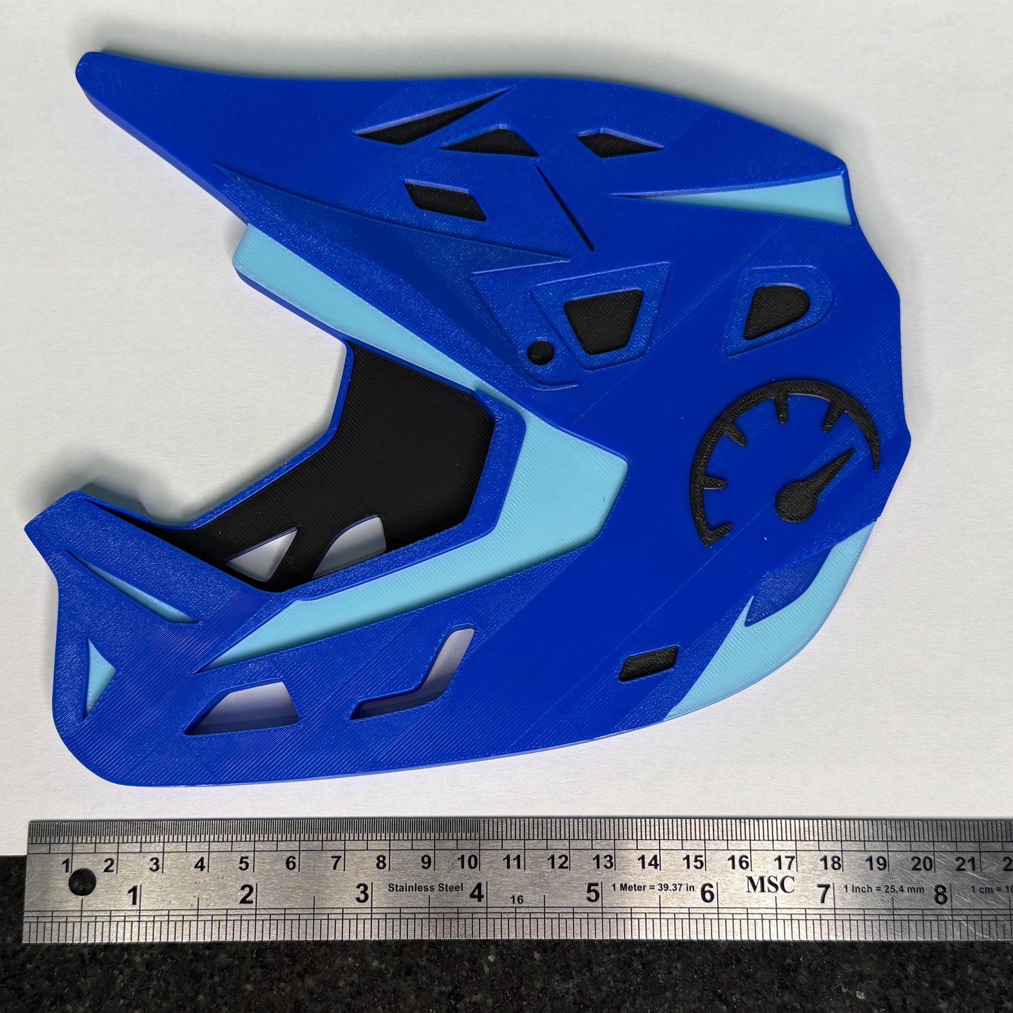 Motocross Crash Helmet 3D Wall Sign | Kids Bedroom Decor | Motorbike Decor