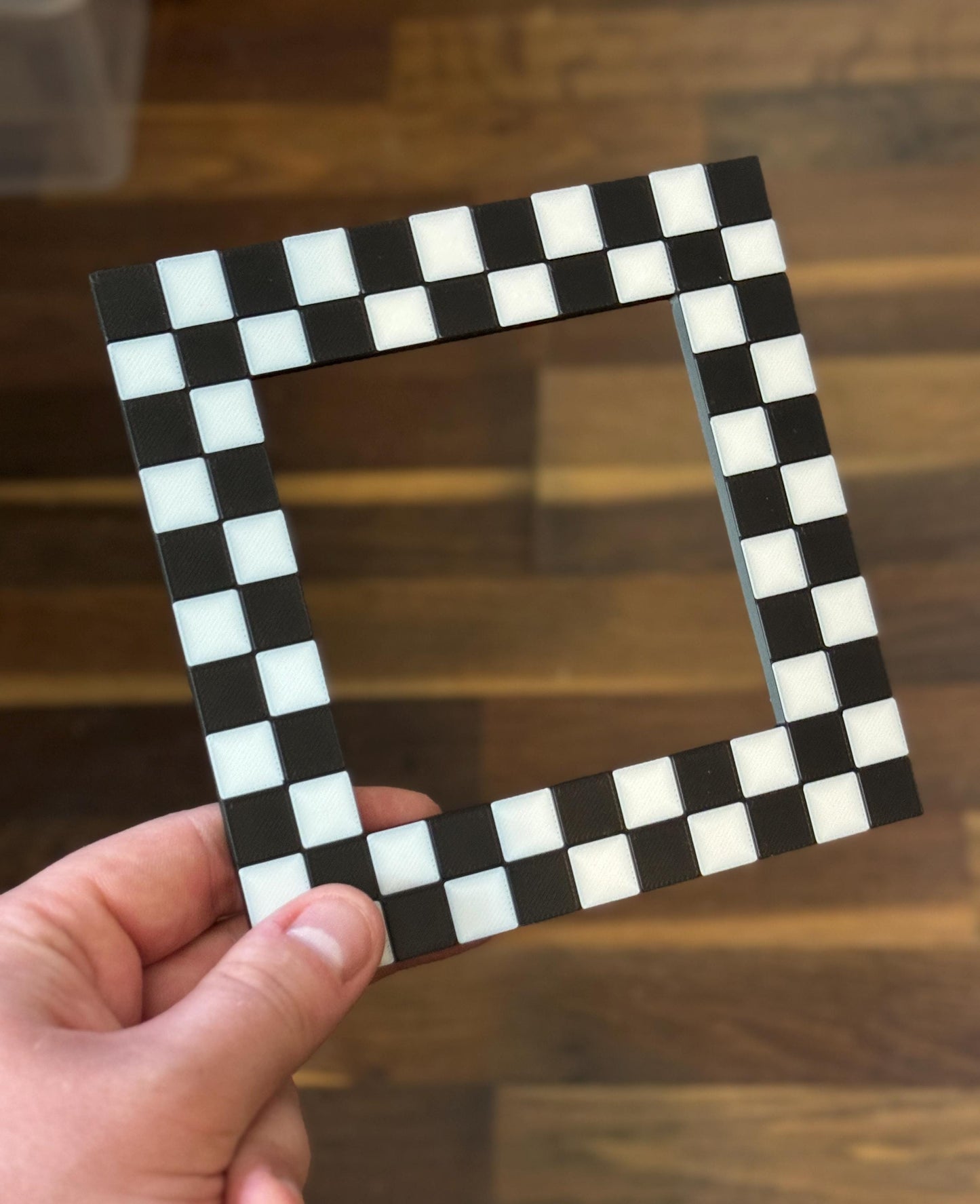 Checkered Light Switch Frame - Race Car Decor for UK Switches