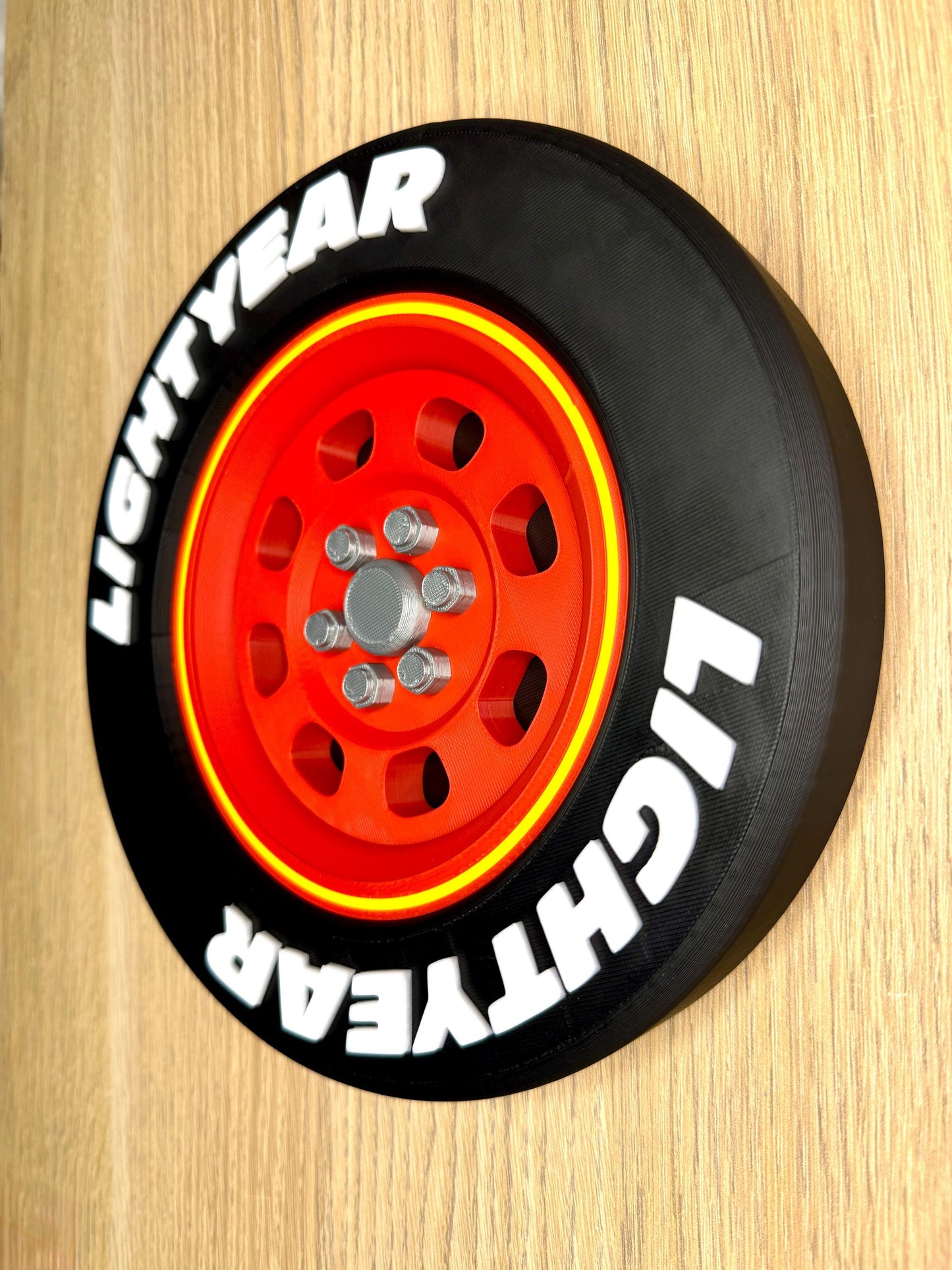 Tire Wall Decoration | 3D Realistic | Thick or Thin