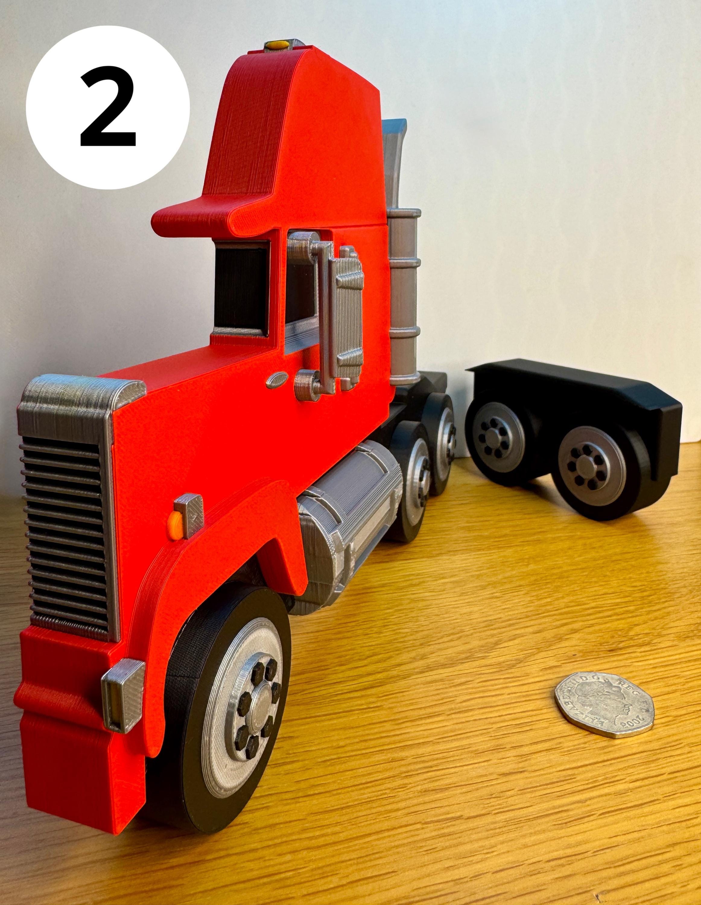 Truck & Wheels (NO SHELF) | Turn Any Shelf into A Truck | For Toy Car Hotwheels or Disney Cars | Toy Car Storage Ideas | Wall Mounted
