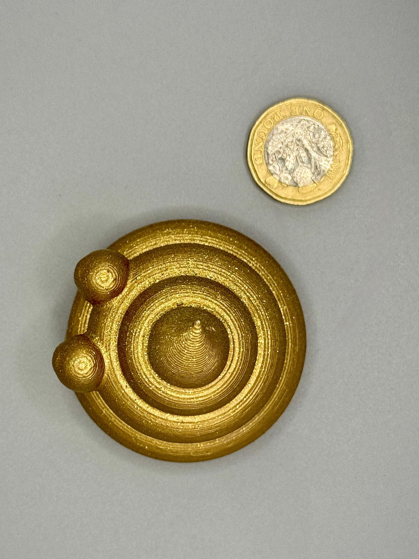 Gold Glitter Poop Emoji 3D Print | Eco-Friendly Desk or Toilet Decor | Upcycled Gift Reducing Plastic Waste