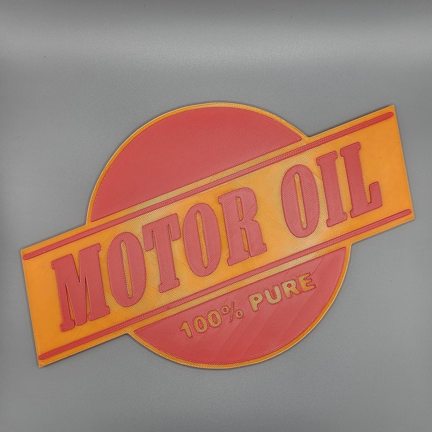 Motor Oil Sign  | Kids Bedroom Decor