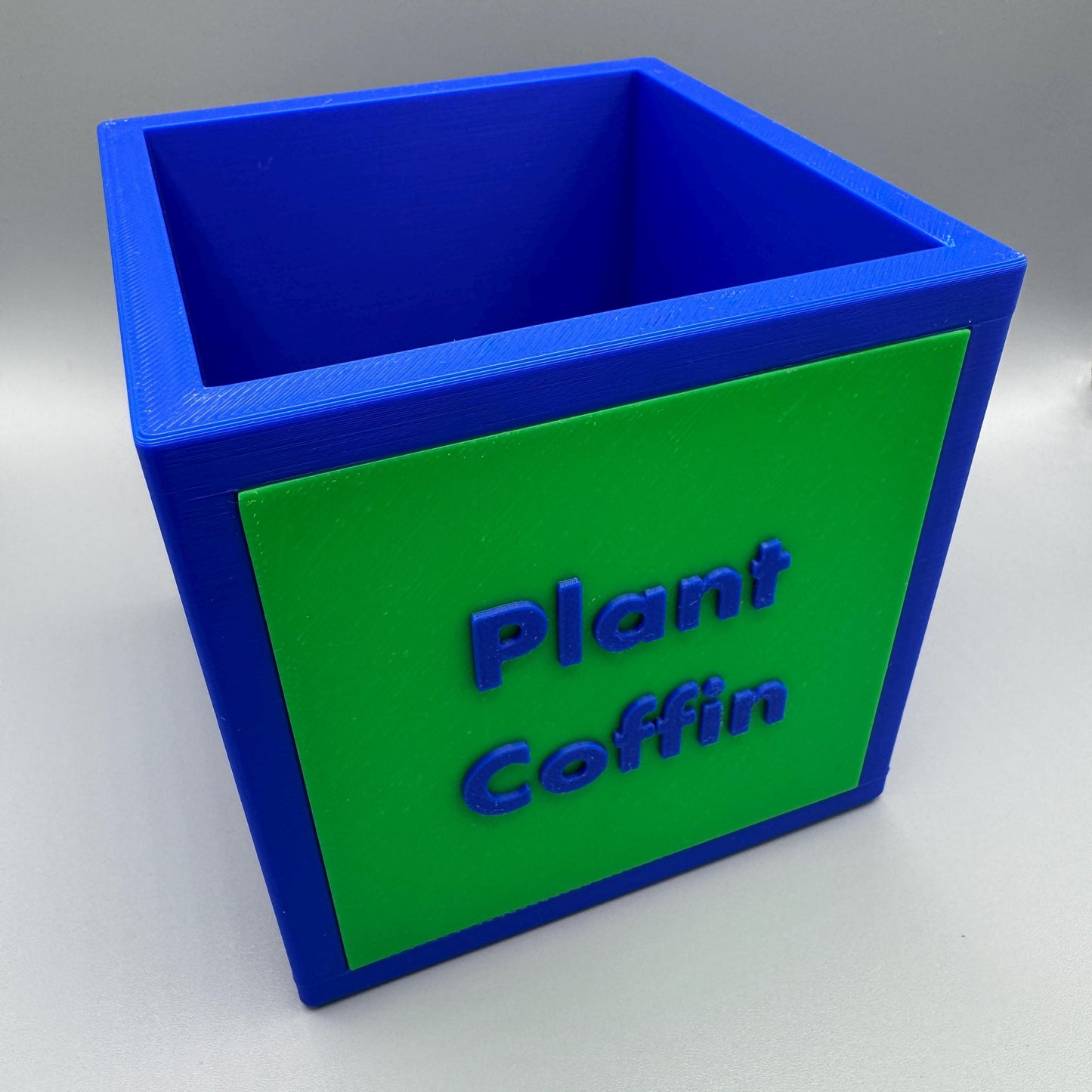 Funny Square Plant Pots, Bold & Colourful | 10x10cm Cube