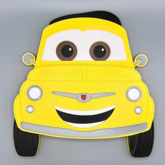 Luigi 3D Front View Wall Sign | Kids Bedroom Decor