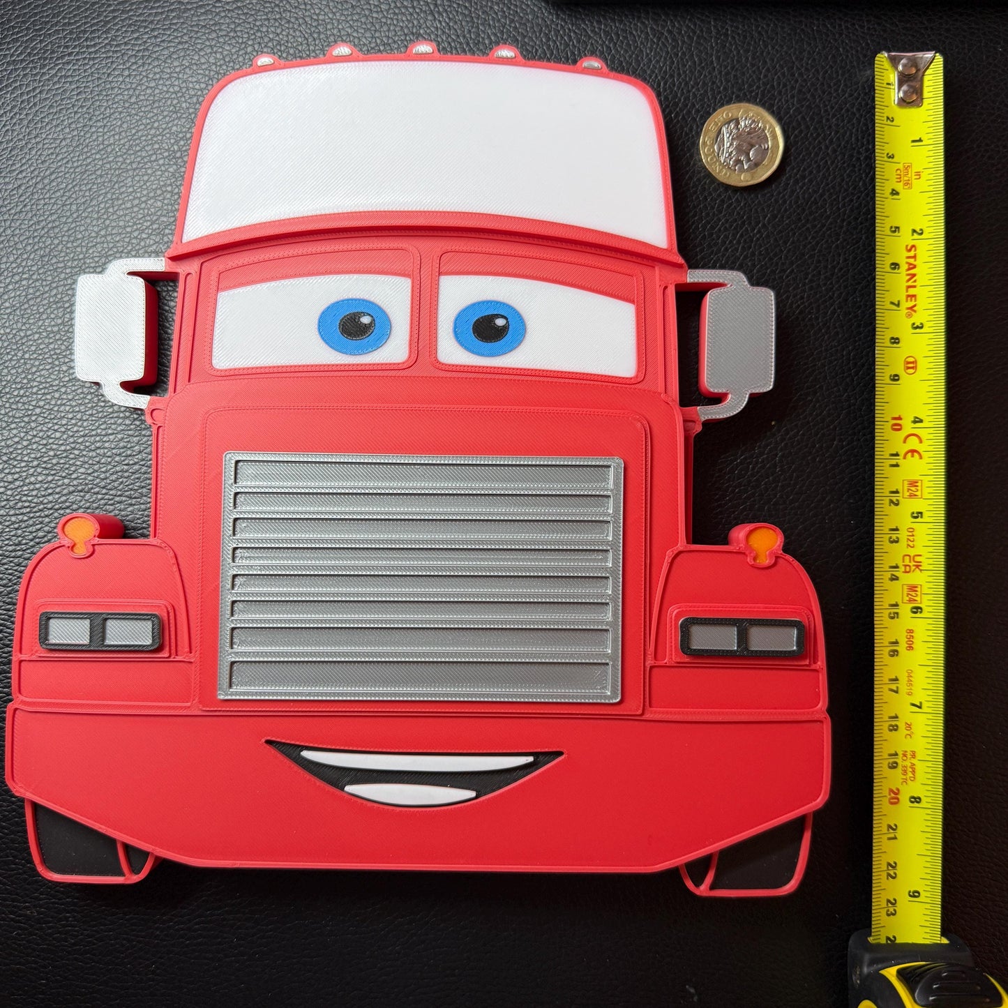 Mack 3D Front View Wall Sign | Kids Bedroom Decor