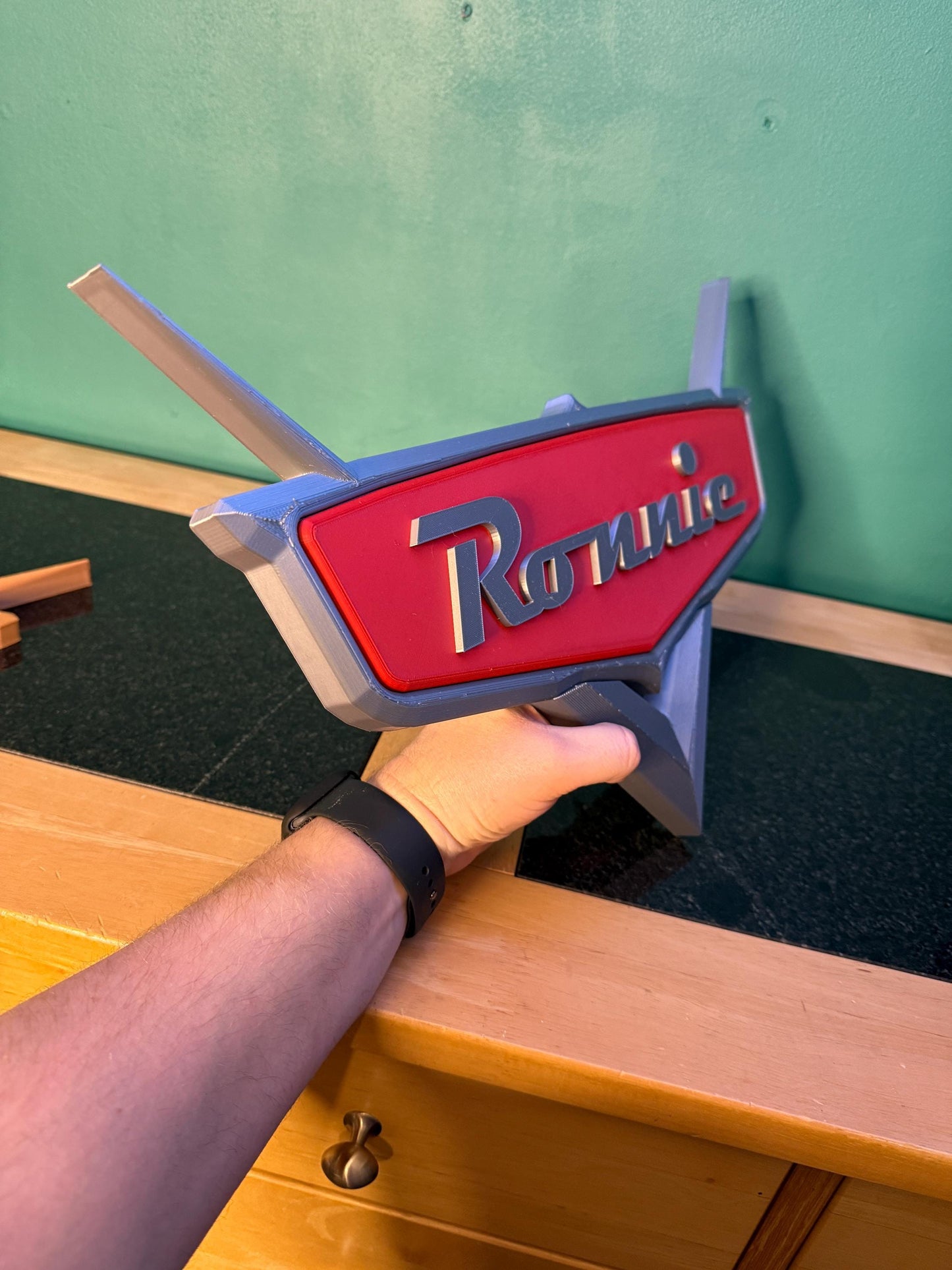 Car Logo 3D Effect Extra Large Wall Sign 43cm/17 inch Wide