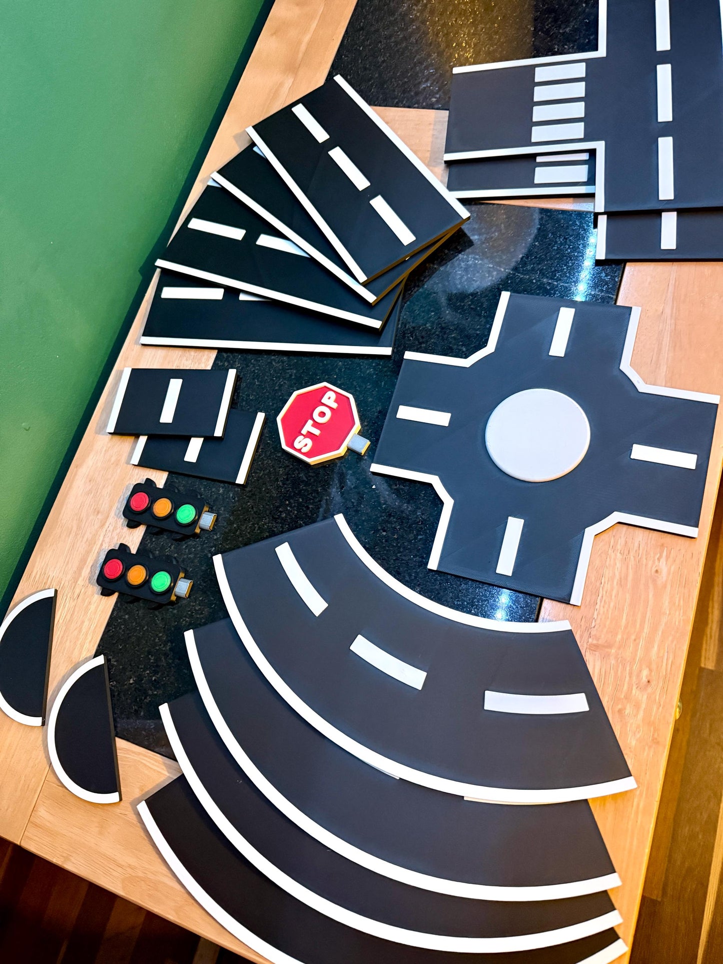 Build Your Own Road Wall Art | Modular 3D Printed | Kids Bedroom Decor