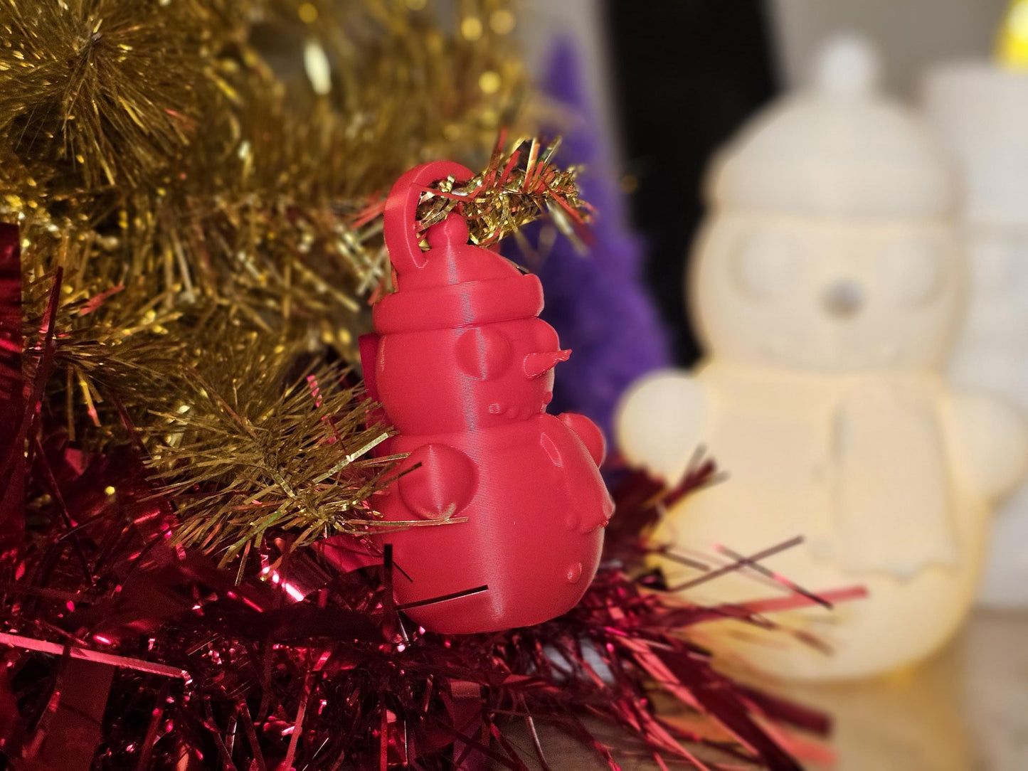 Christmas Tree Mini Snowman Decorations | Ornaments | Baubles