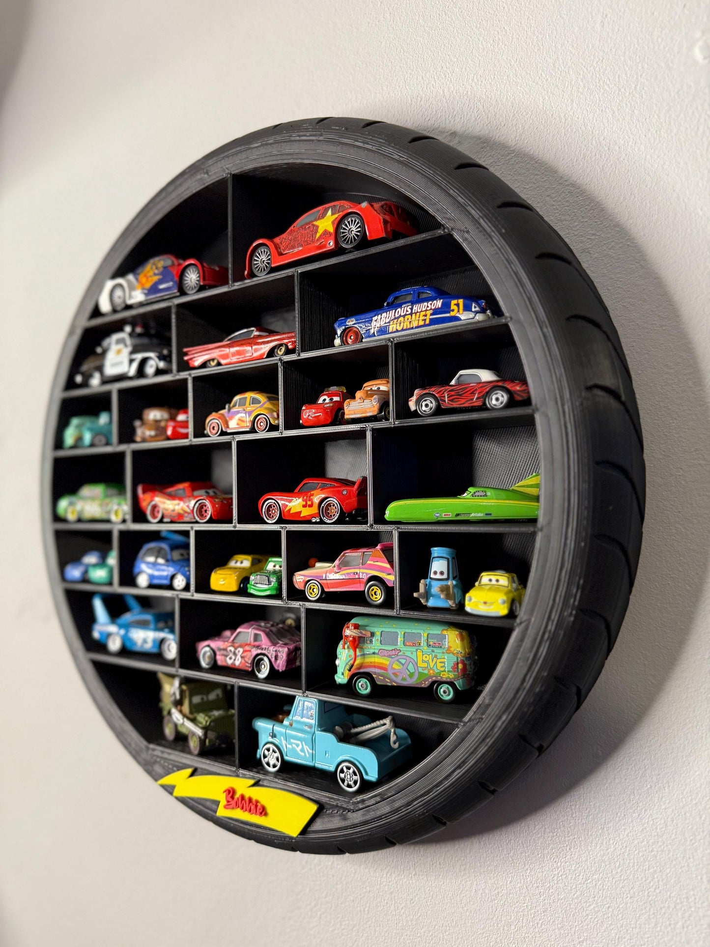 Car Tyre Advent Calendar and Display Shelf
