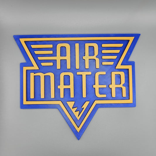 Air Mater Sign | Kids Bedroom Wall Decor | 3D Printed