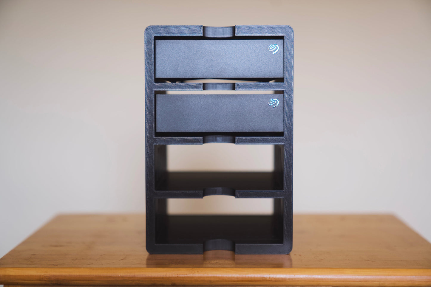 Personalised Display Shelf Unit for Seagate 8TB Expansion Hard Drive | Storage Rack Stand Caddy