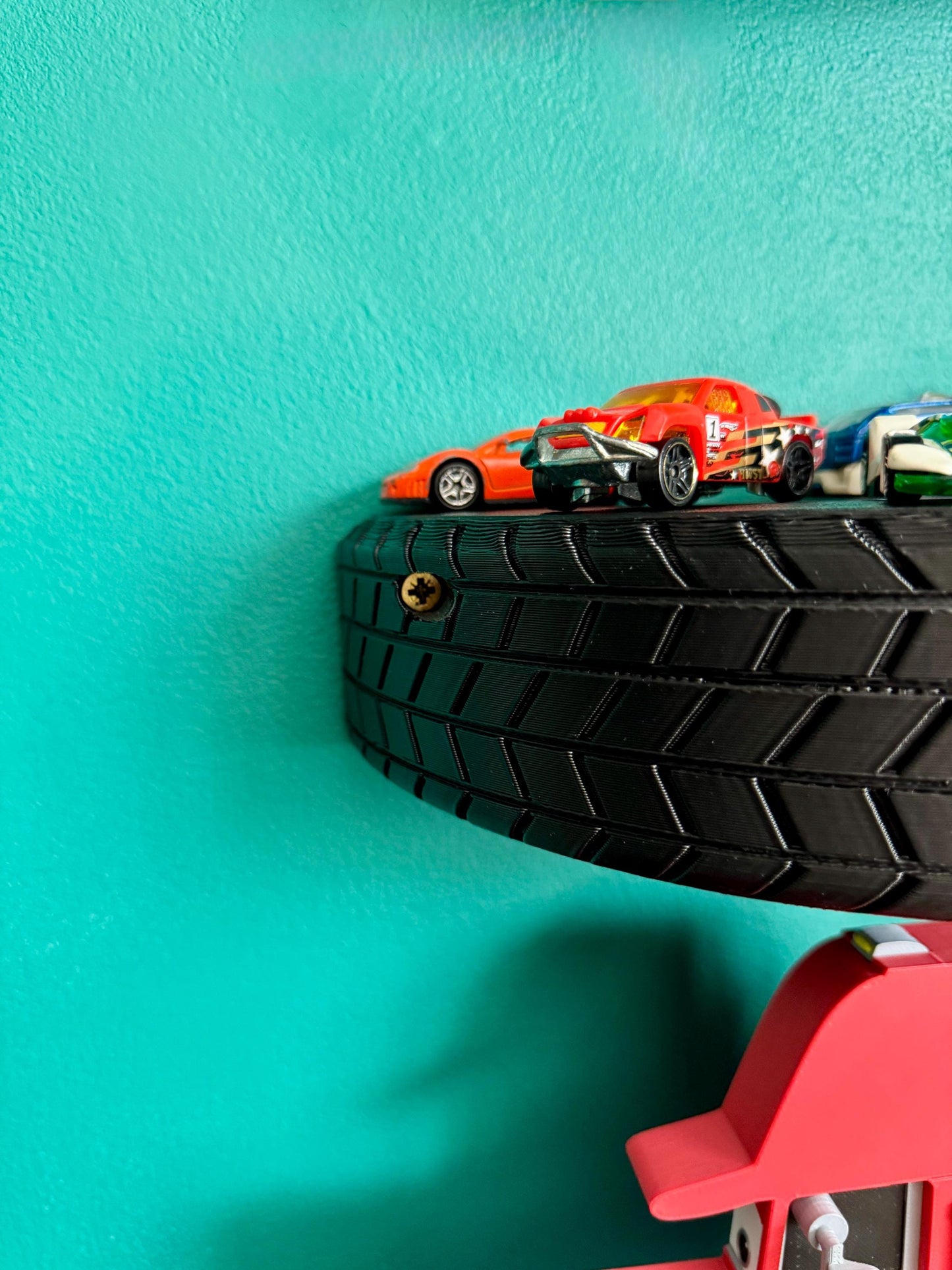 Tyre Shelves | 3D Printed Car Themed Decor | Shelf Display