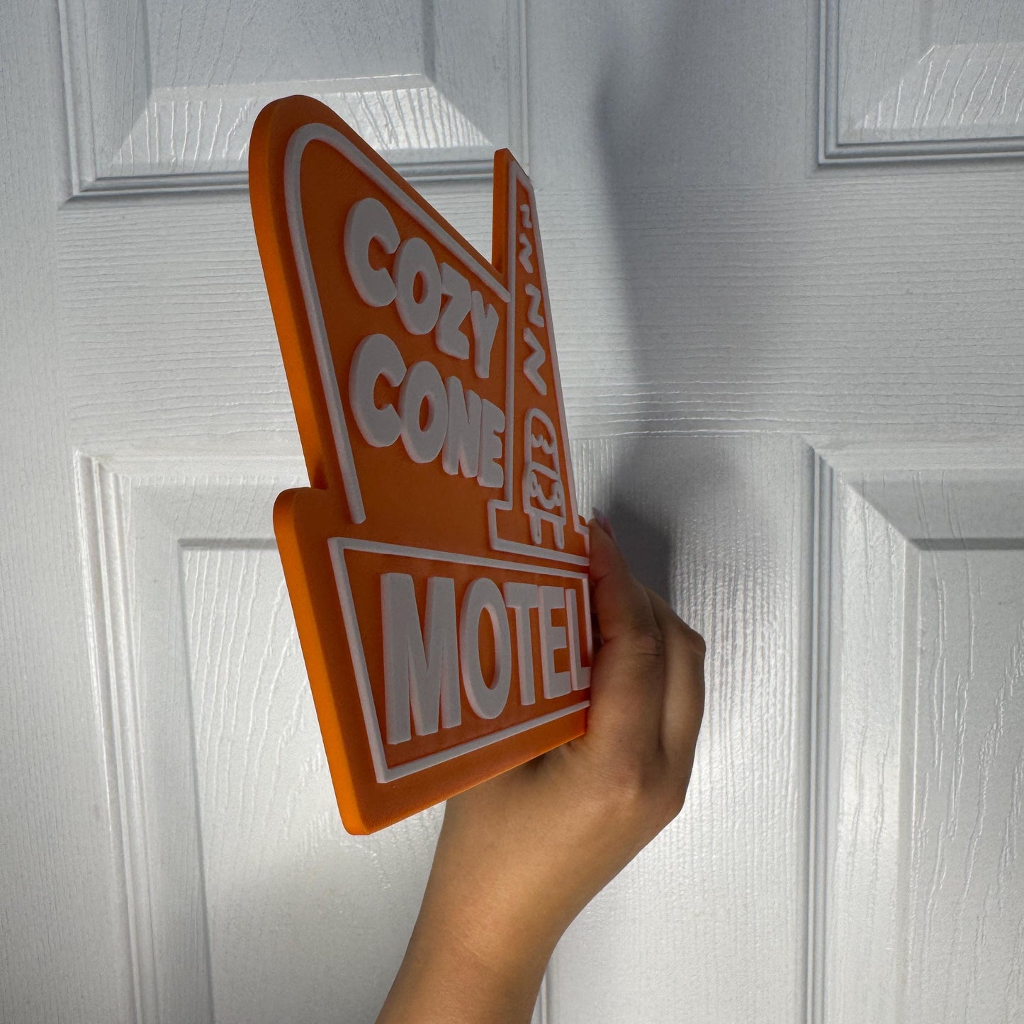 Cone Motel Sign | Kids Bedroom Decor
