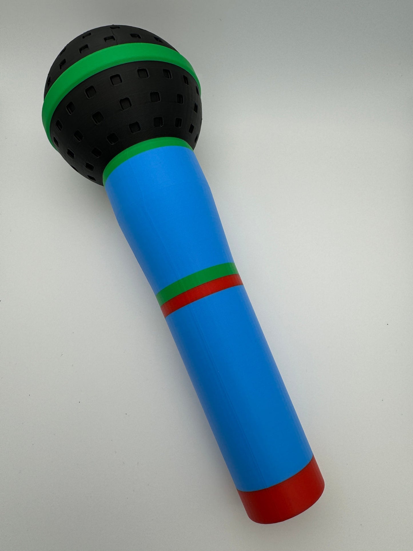 Plastic Colourful Microphone Prop for Photobooths & Parties etc - Lightweight and Robust