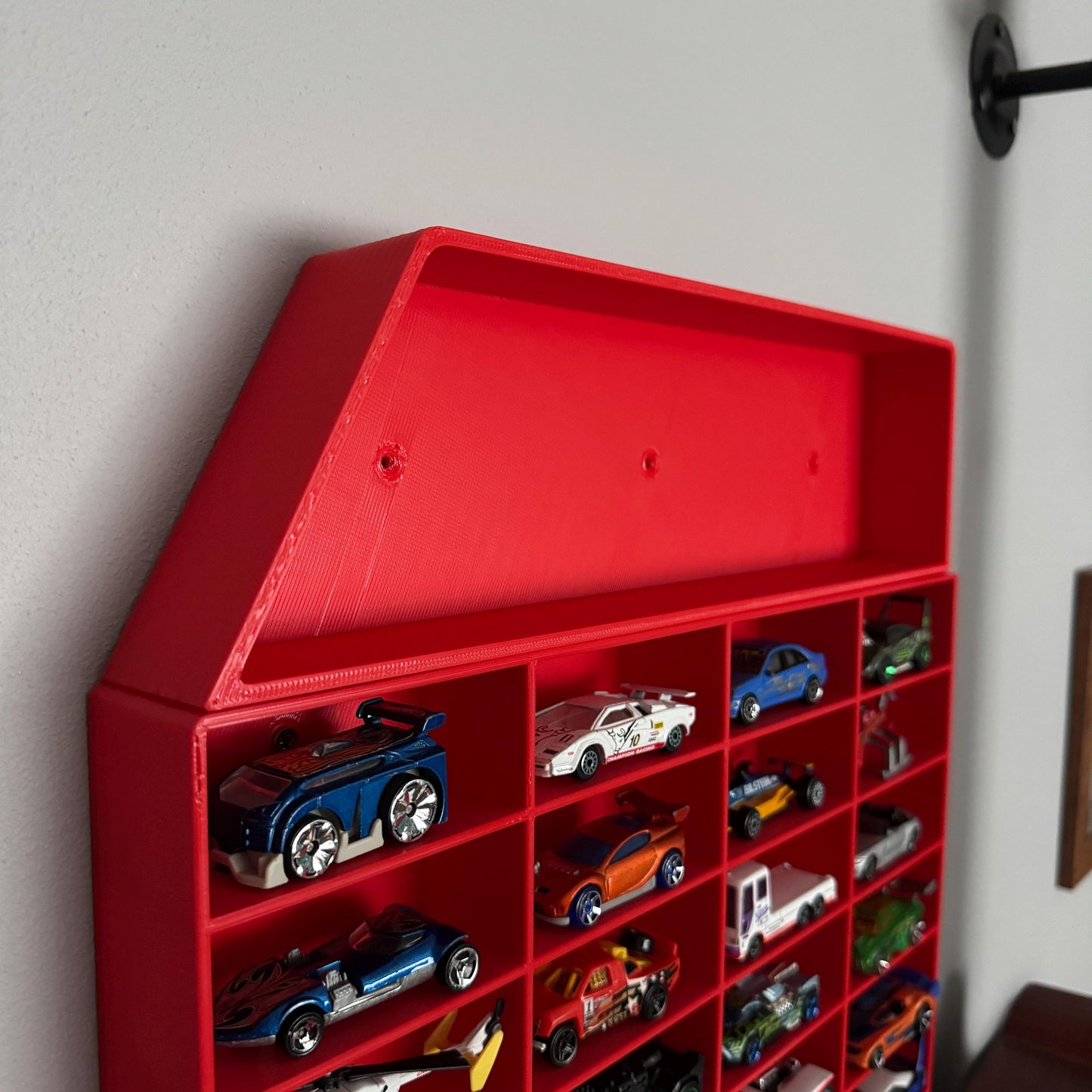 Tall/Large Car Expansion Compartment Bay for Toy Car Storage Shelf | Larger Shelf Attachment for Phil3DPrints Shelf Range