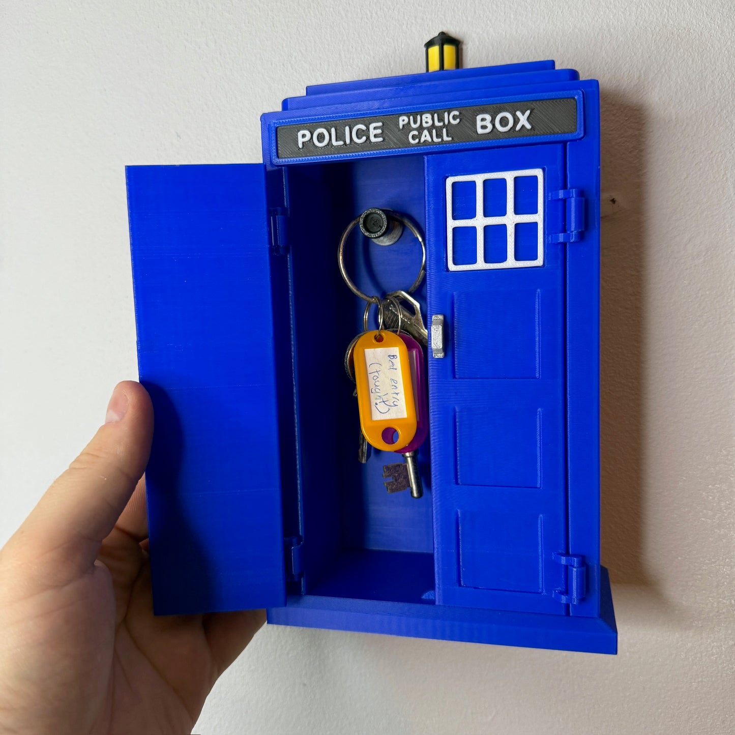 Tardis Key Storage Box | Wall Mounted