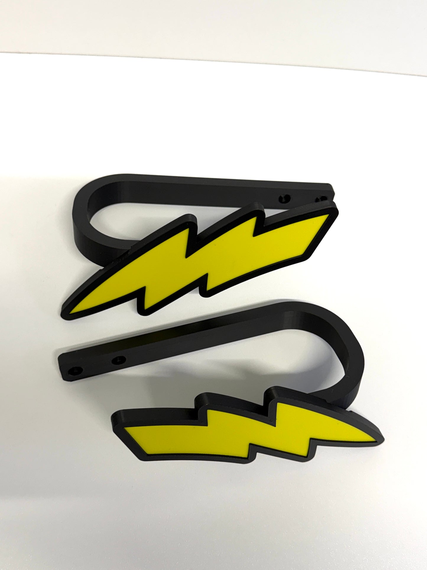 Lightning Bolt Curtain Holdbacks, Wall Mounted Tiebacks